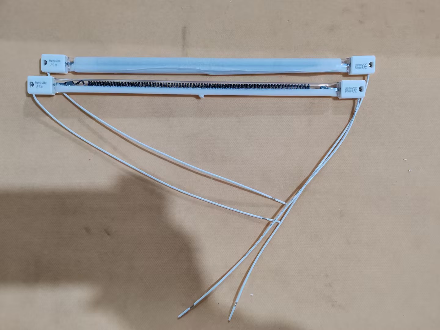 470mm 1000w carbon fiber heat lamp oven