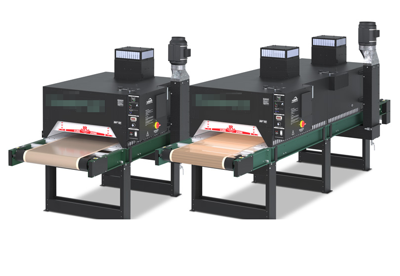 Inter deck IR drying lamp
